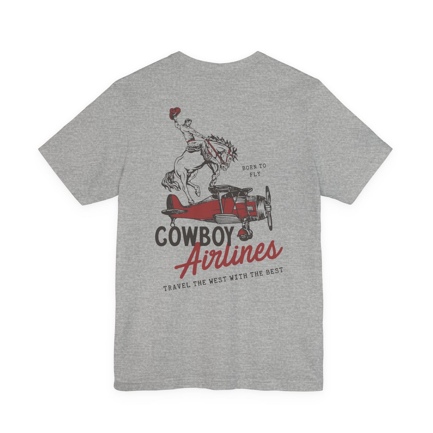 Cowboy Airlines Graphic Unisex T-Shirt