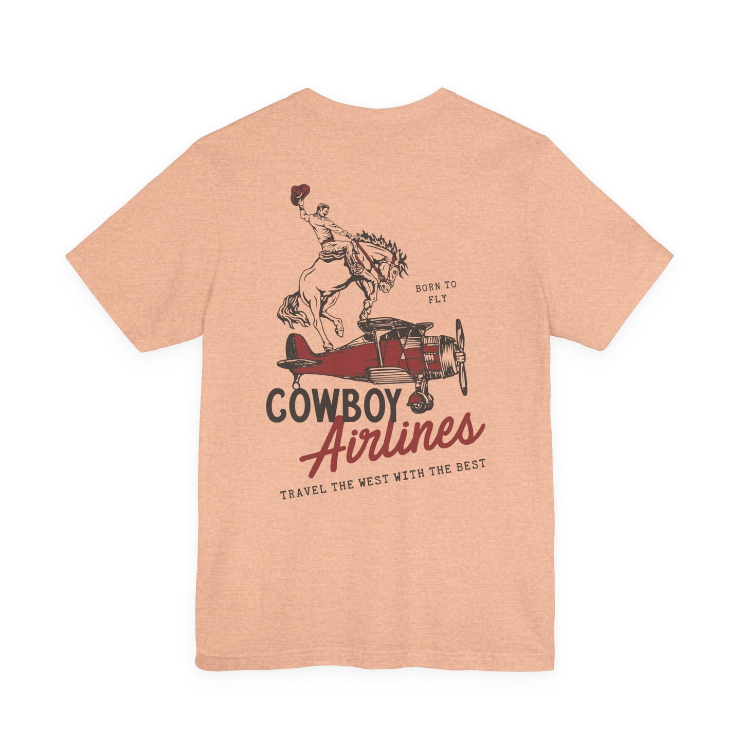 Cowboy Airlines Graphic Unisex T-Shirt