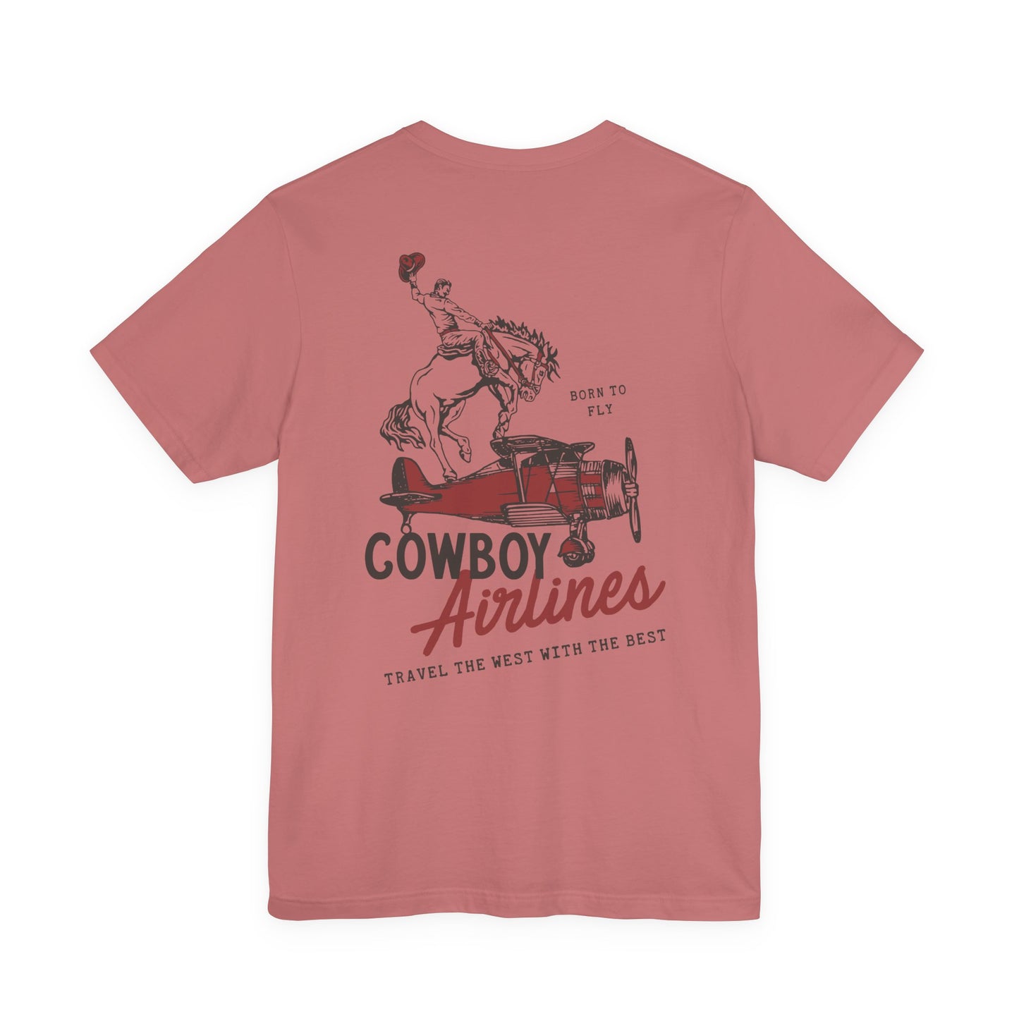 Cowboy Airlines Graphic Unisex T-Shirt