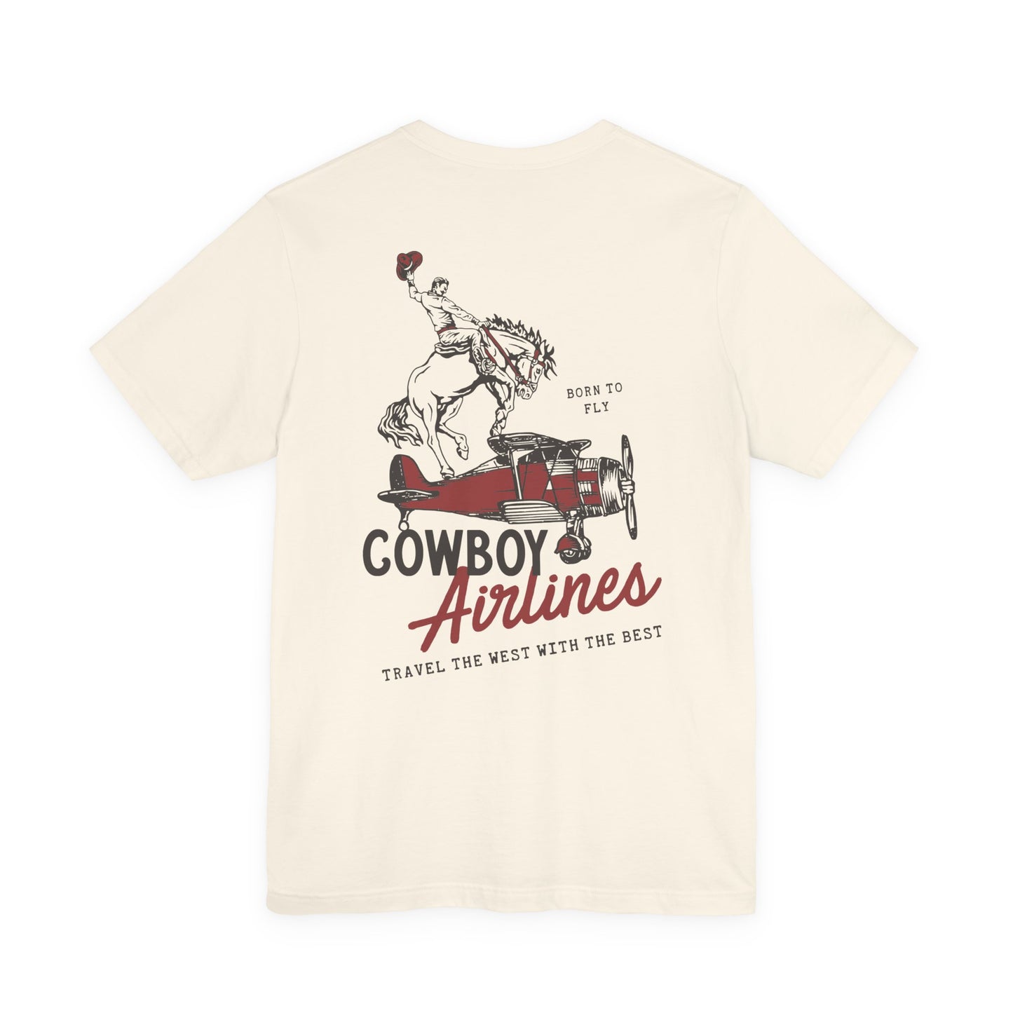 Cowboy Airlines Graphic Unisex T-Shirt