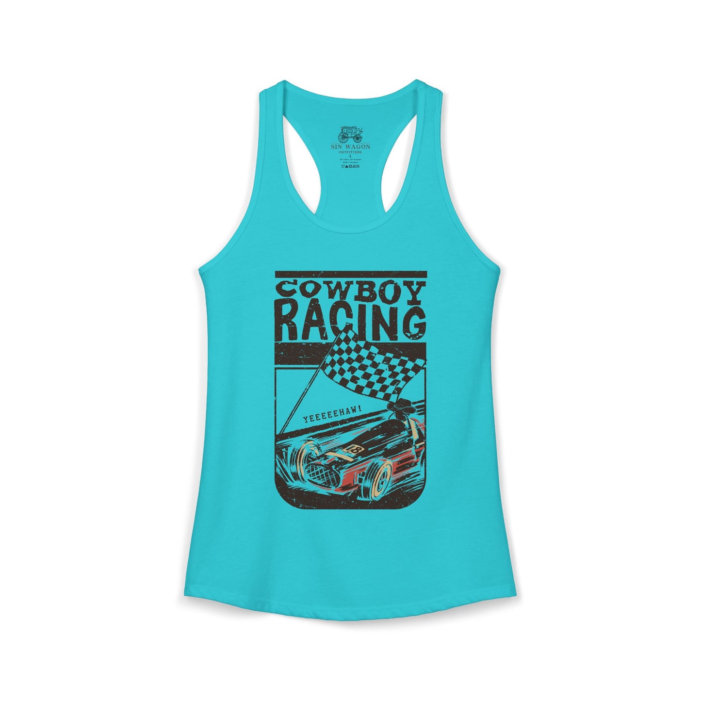 Cowboy Racing Racerback Tank
