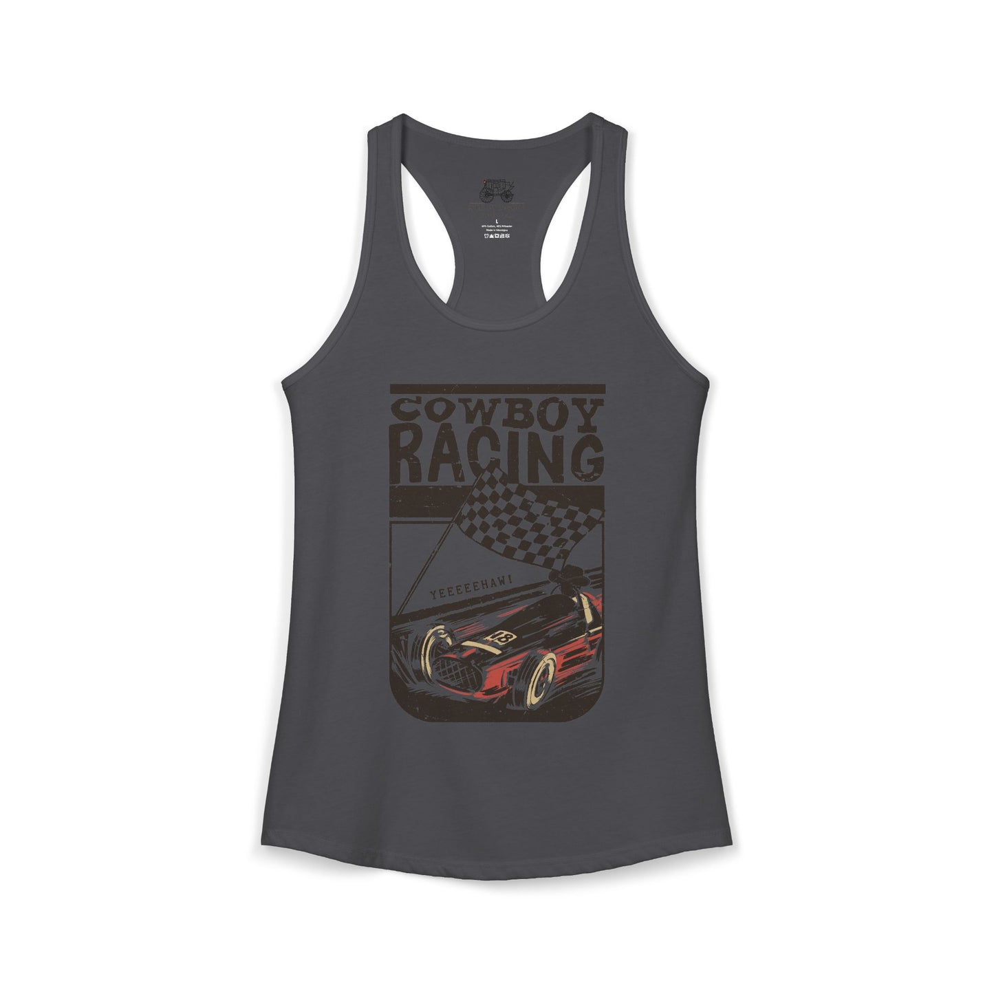 Cowboy Racing Racerback Tank