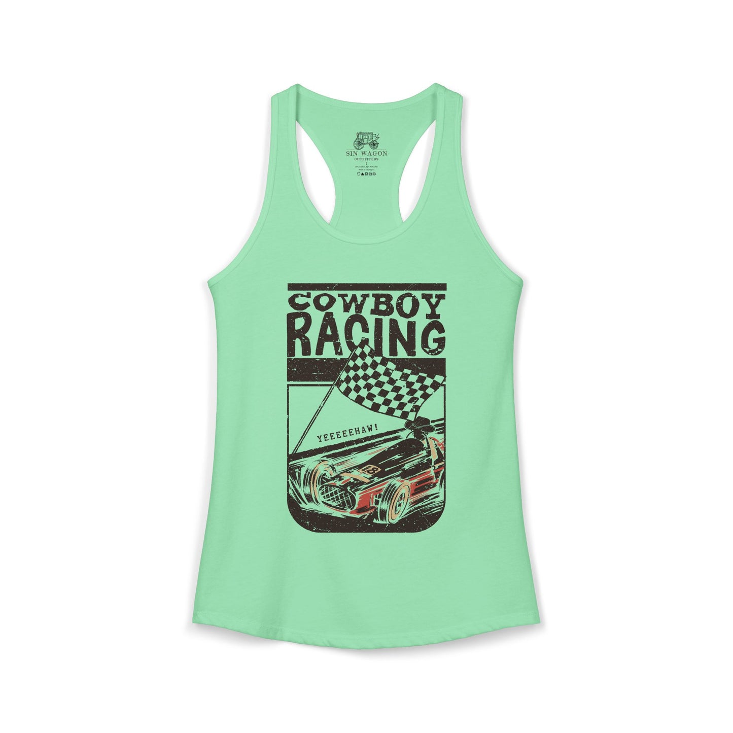 Cowboy Racing Racerback Tank