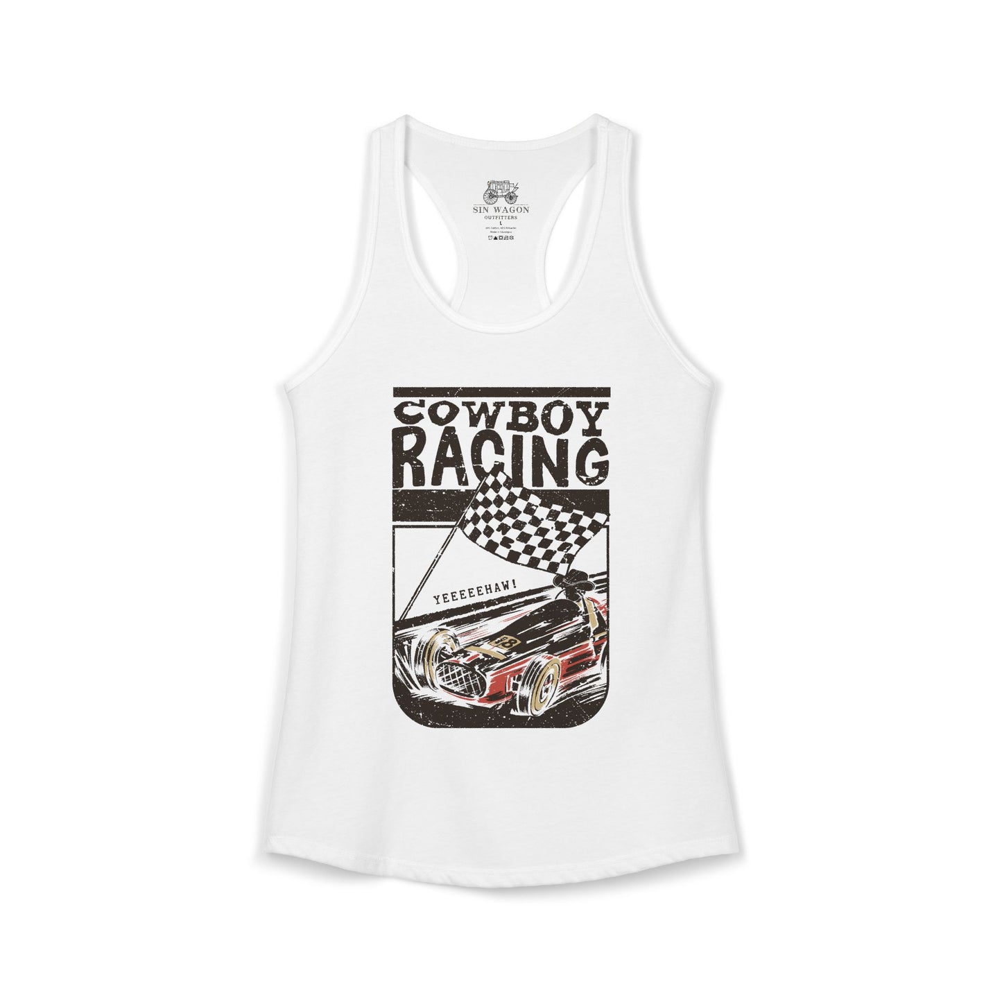 Cowboy Racing Racerback Tank