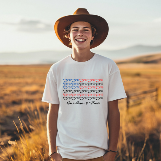 Stars, Stripes & Rowels Unisex T-Shirt