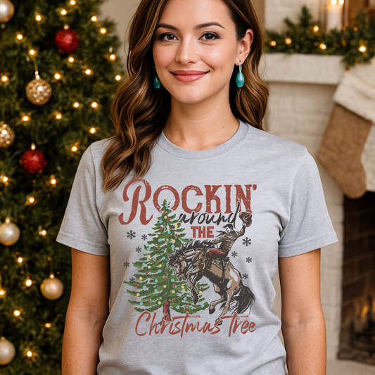 Rockin' Around the Christmas Tree Unisex T-Shirt