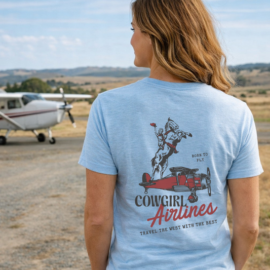 Cowgirl Airlines  Unisex T-Shirt