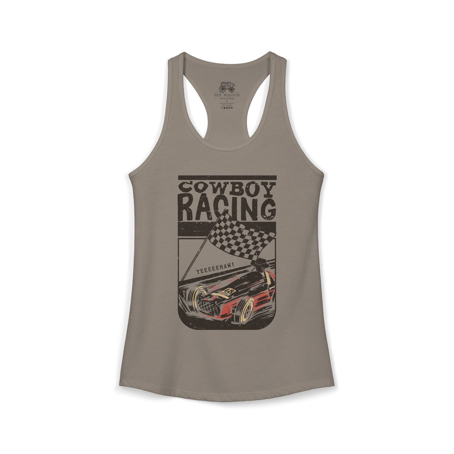 Cowboy Racing Racerback Tank