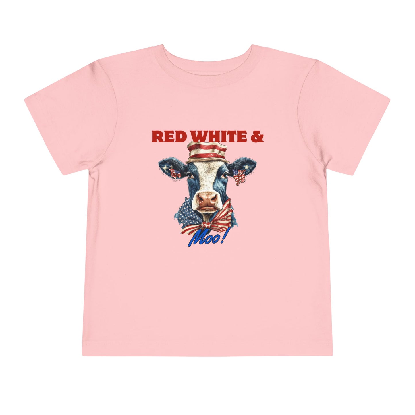 Red White & Moo! Toddler T-Shirt